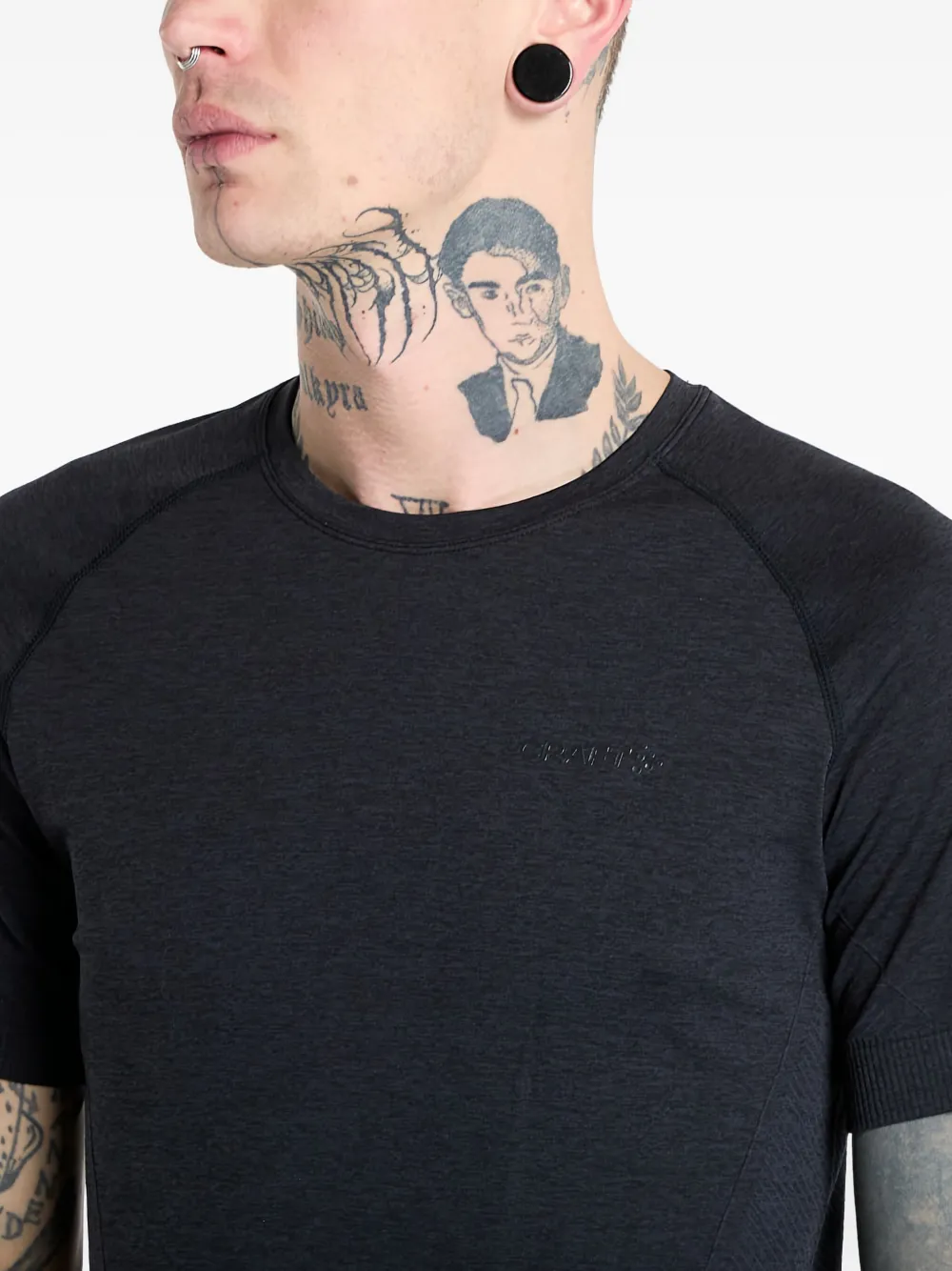 Craft Raglan-sleeve T-shirt In Black