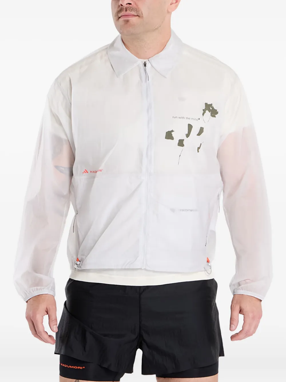 adidas chamarra deportiva con cierre | gris | Image 1