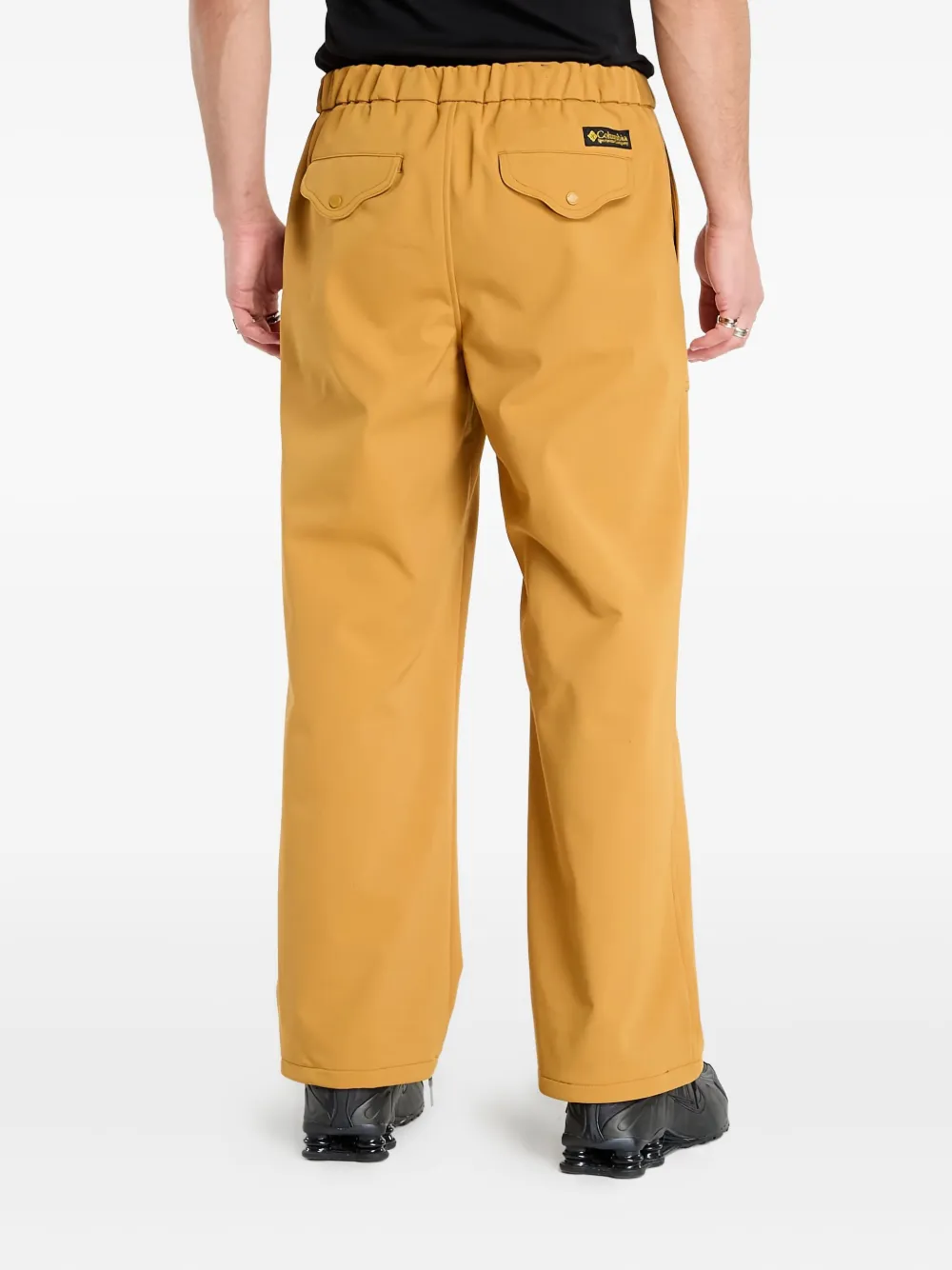 Columbia Broek met ceintuur Geel