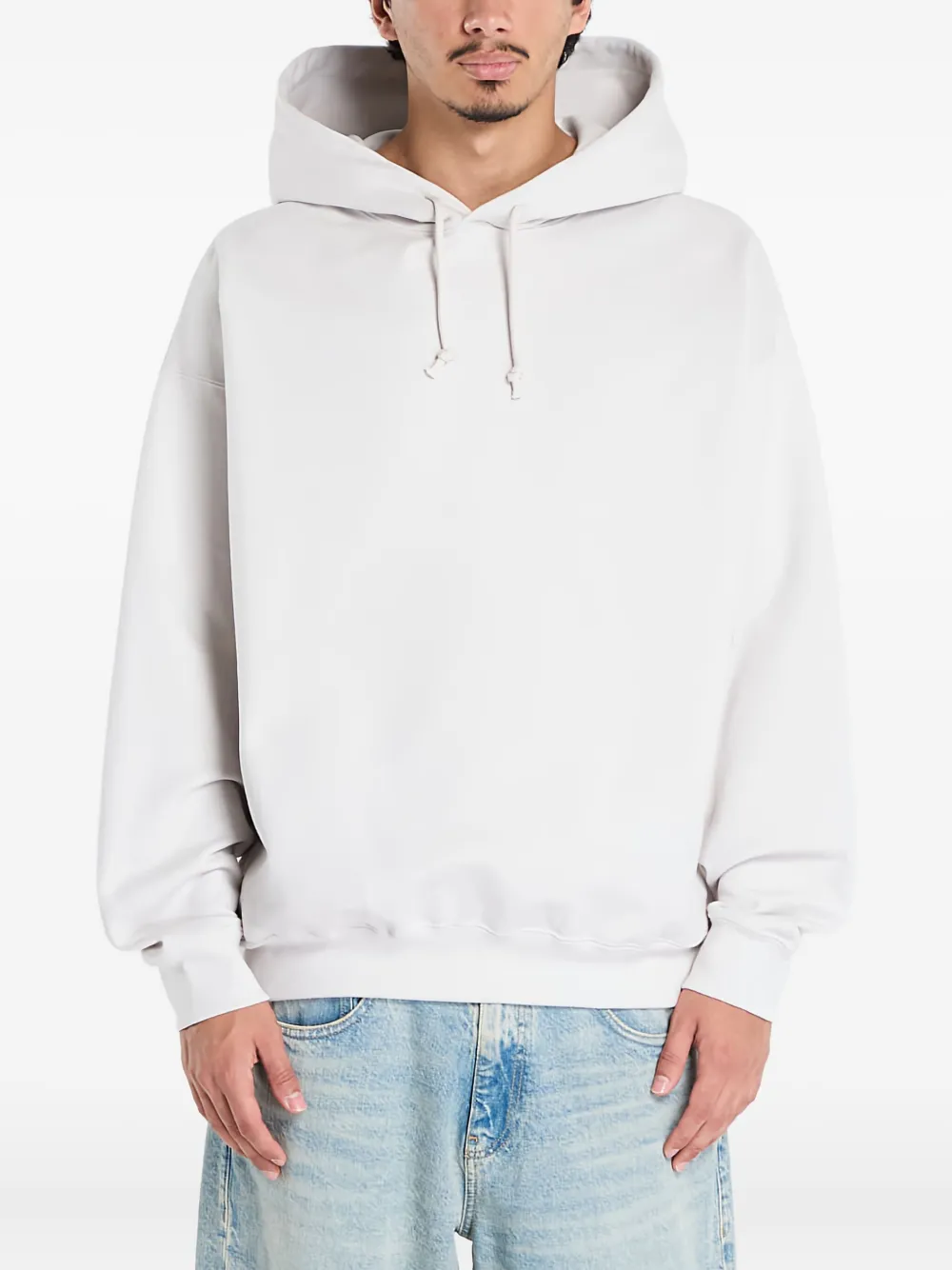 Y-3 drawstring hoodie | Grey | Image 1