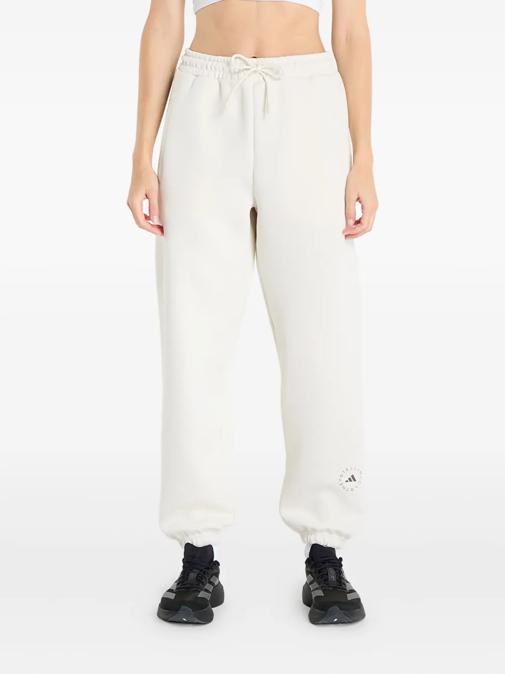 Adidas Originals X Stella Mccartney Drawstring Tracksuit Bottoms In White