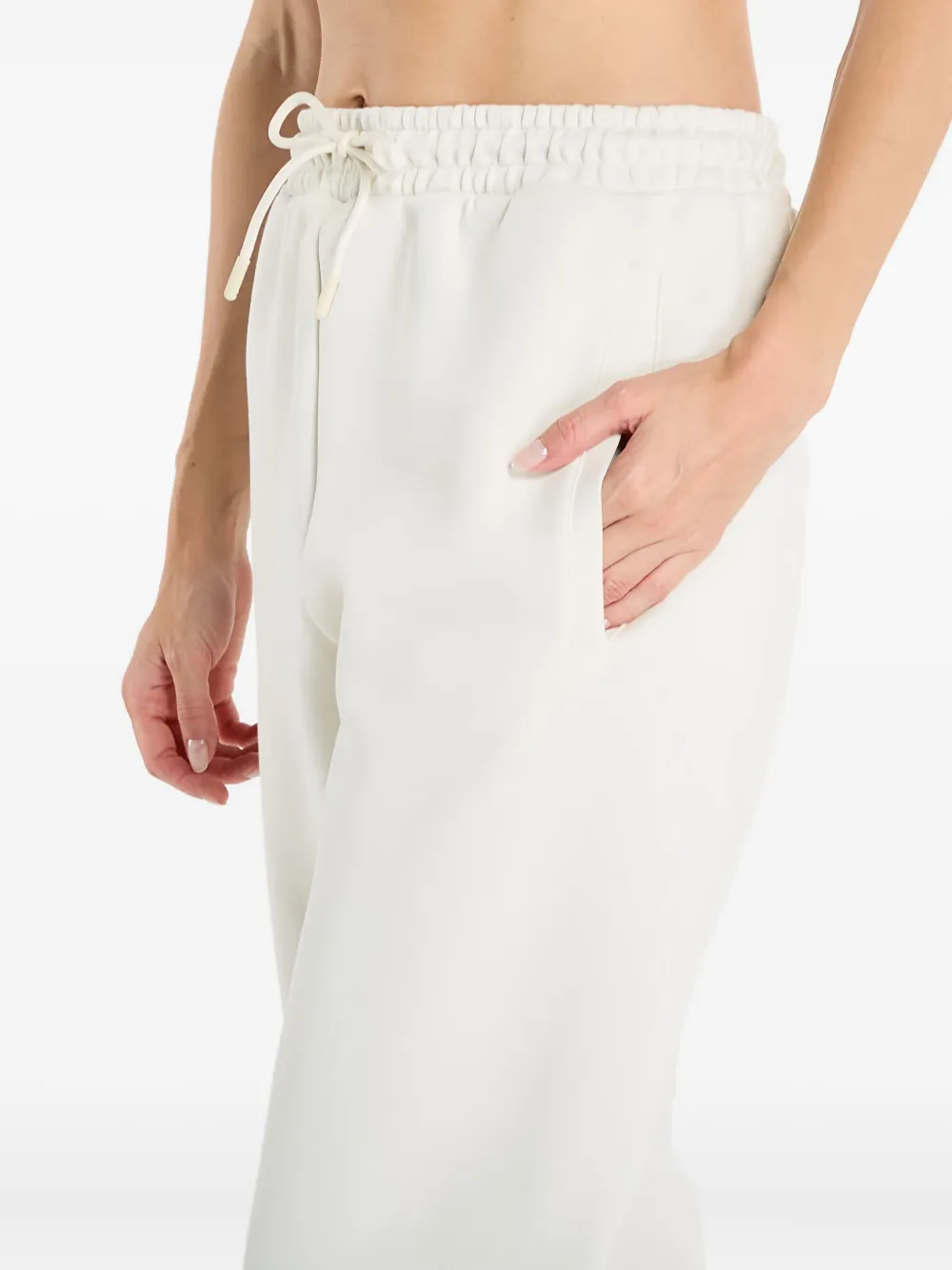 Adidas Originals X Stella Mccartney Drawstring Tracksuit Bottoms In White