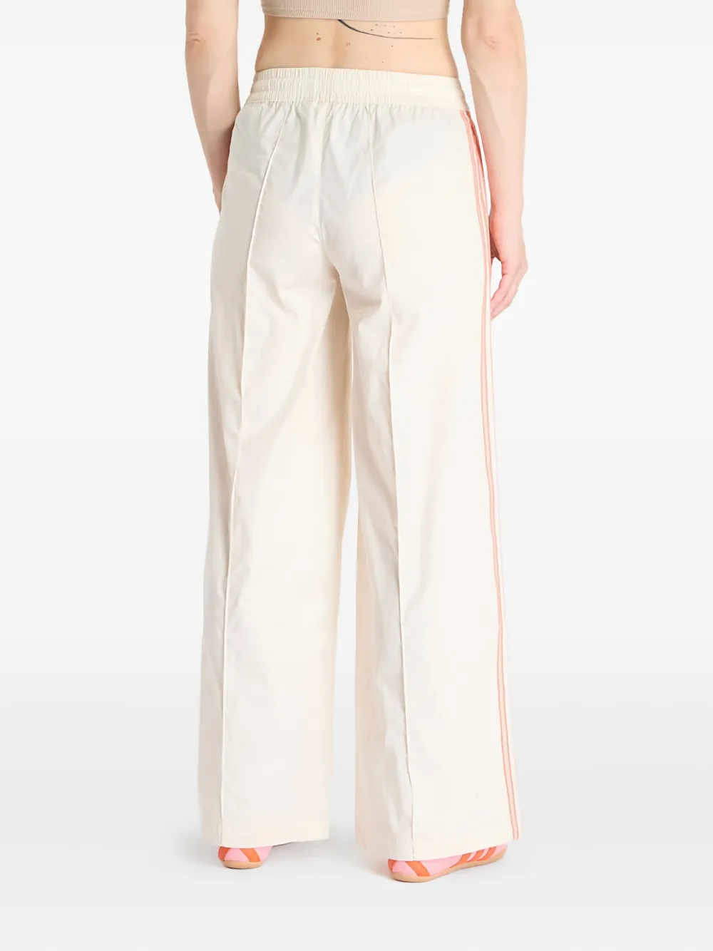 Adidas Originals Summer Glow Stripe Trousers In Neutral