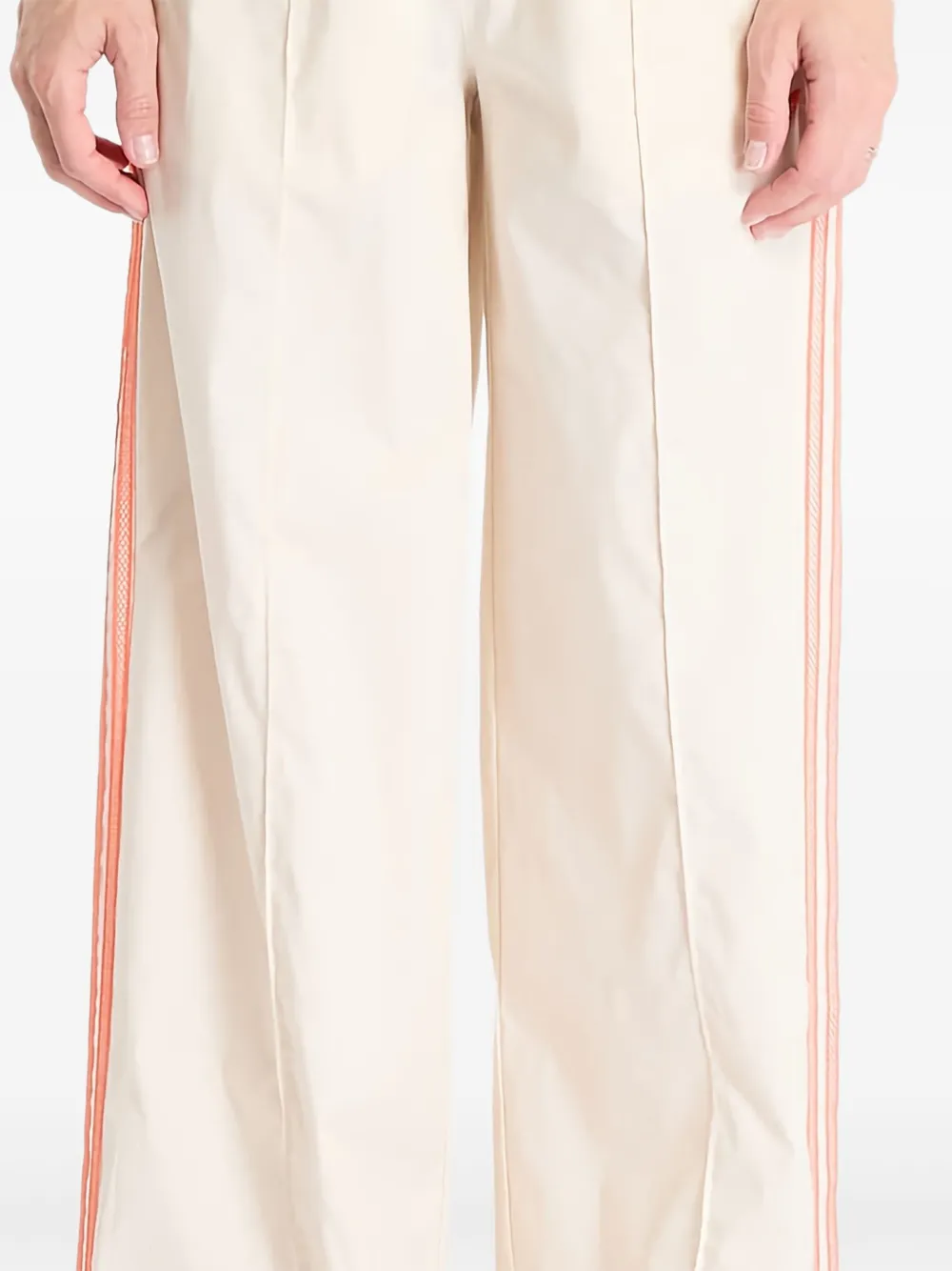Adidas Originals Summer Glow Stripe Trousers In Neutral