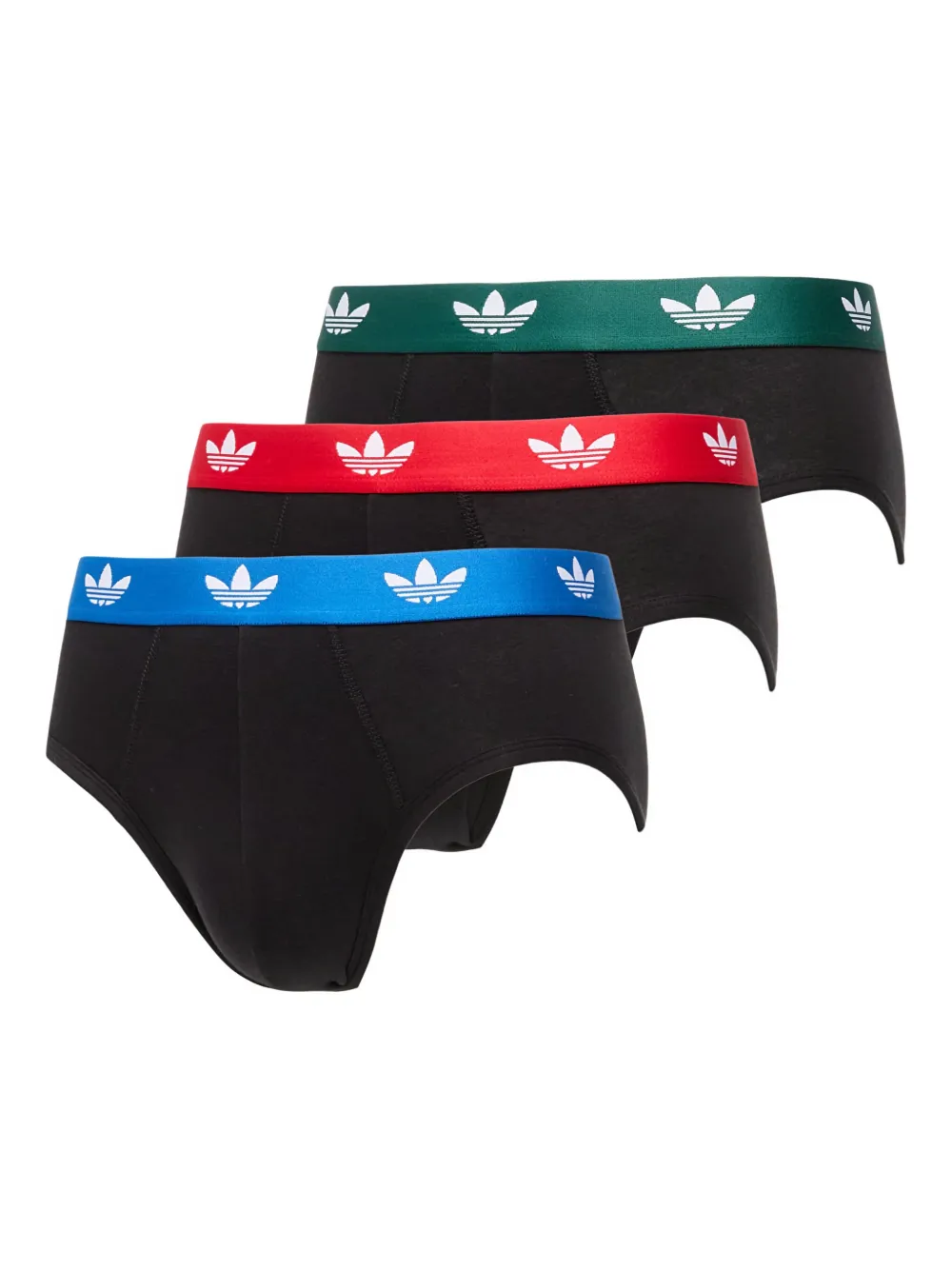 adidas logo brief (pack of three) | Black | Image 1