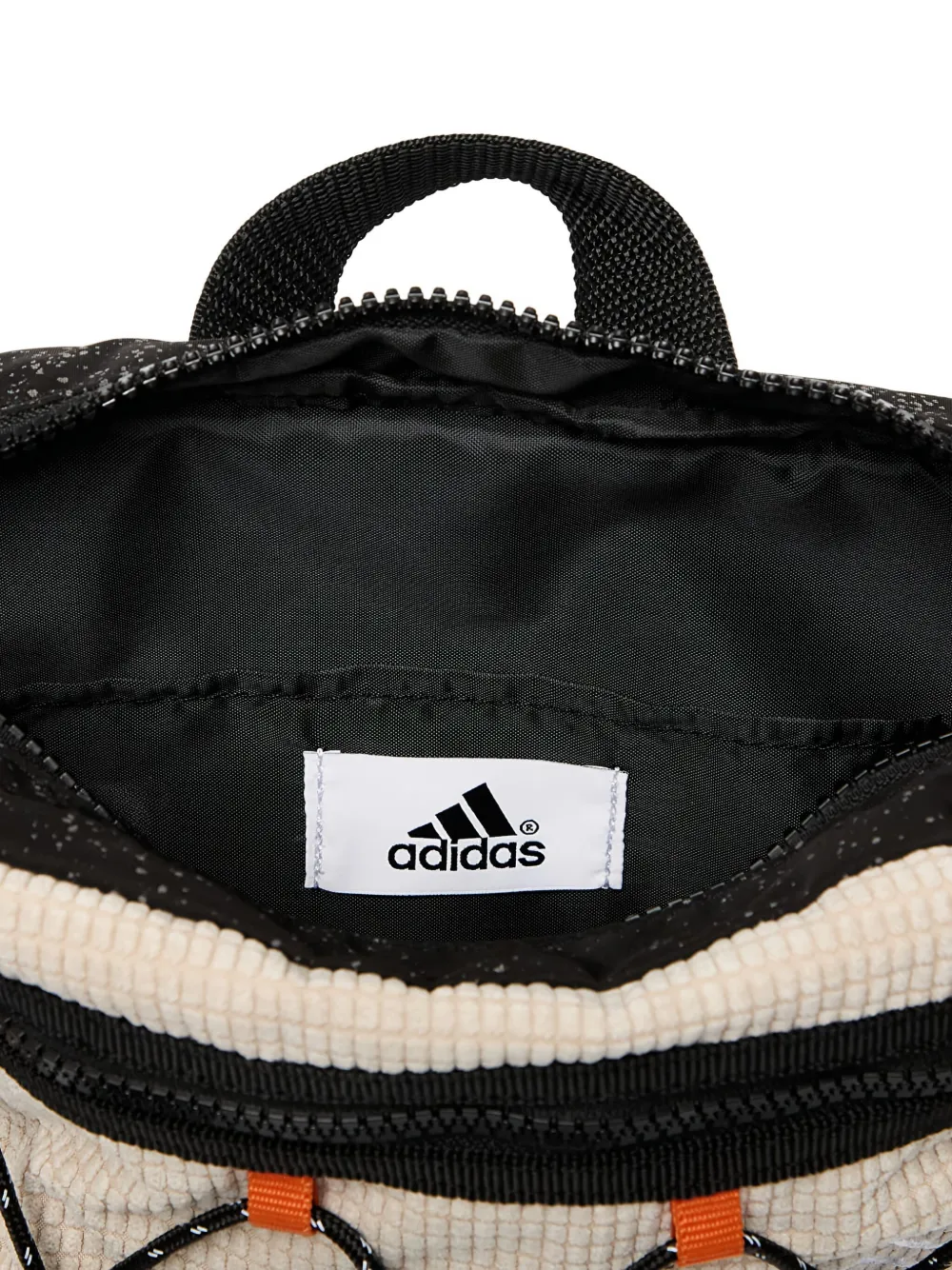 Adidas Originals Textured Laced Belt Bag In Neutral