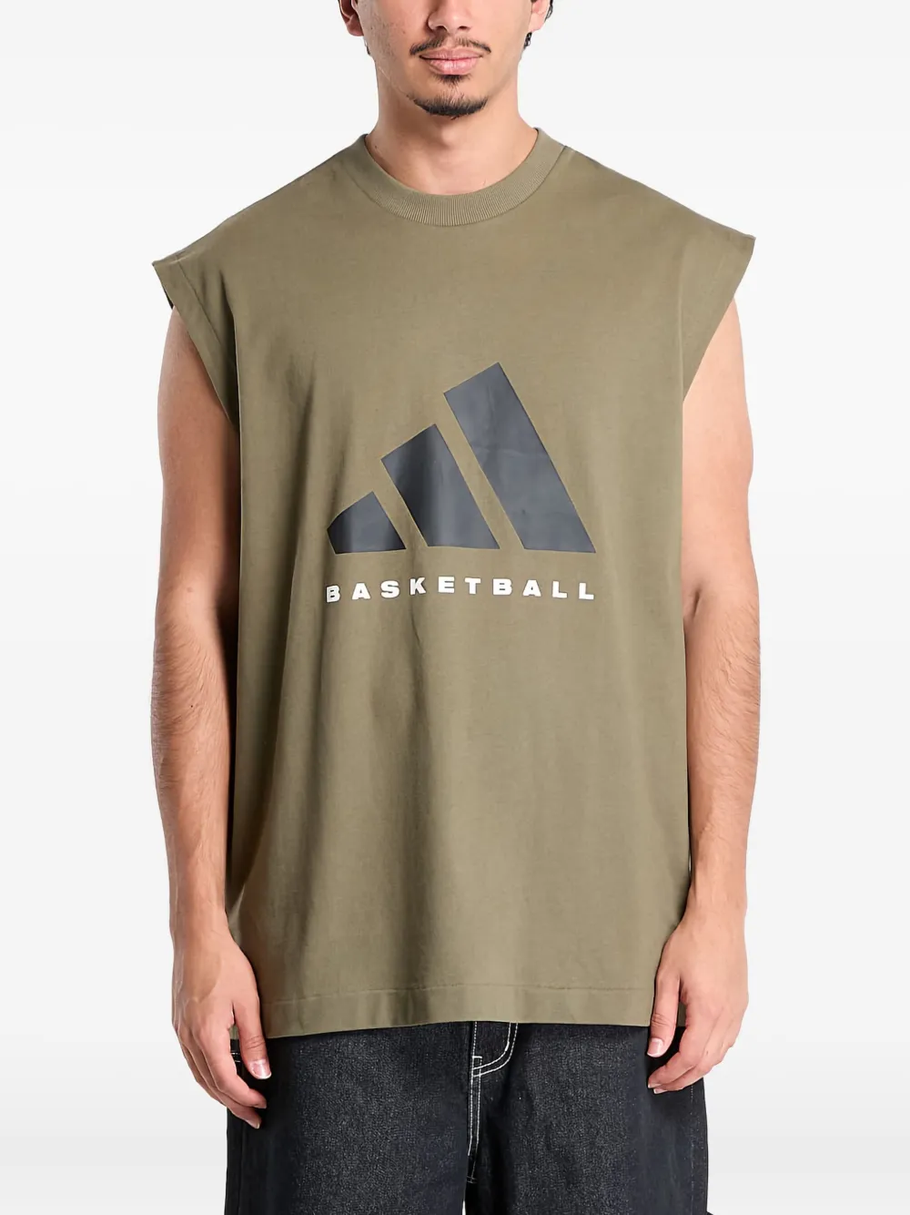 adidas playera Basketball | verde | Image 1