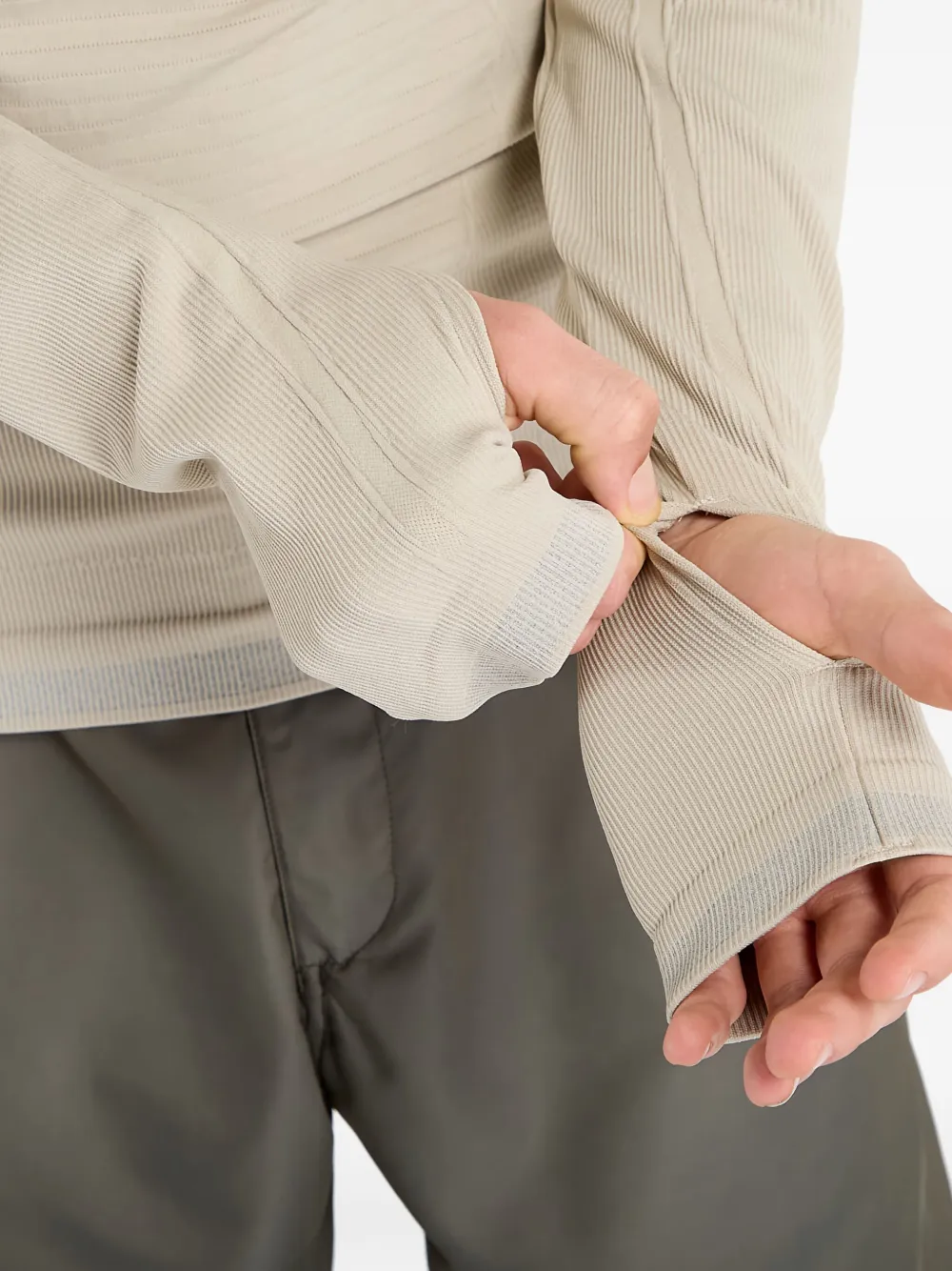 Oakley Latitude Soar jersey met lange mouwen Beige