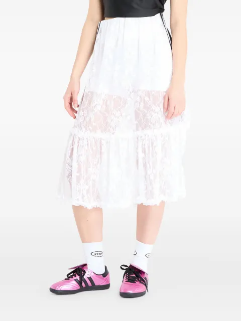 adidas falda midi con detalle de tres rayas