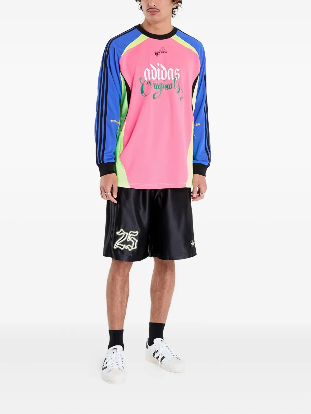 adidas number graphic shorts | Track & Running Shorts | Image 2