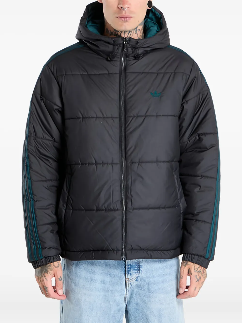 adidas Adicolor reversible-hooded jacket | Black | Image 1