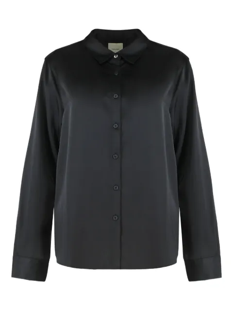 Calvin Klein satin long-sleeve shirt