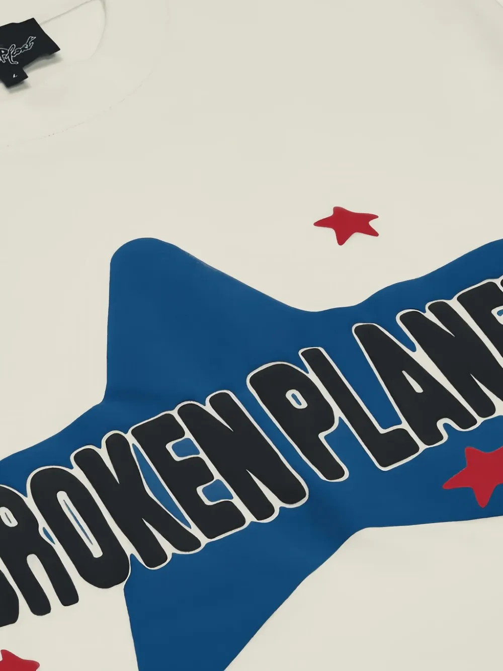 Broken Planet Star T-shirt In White
