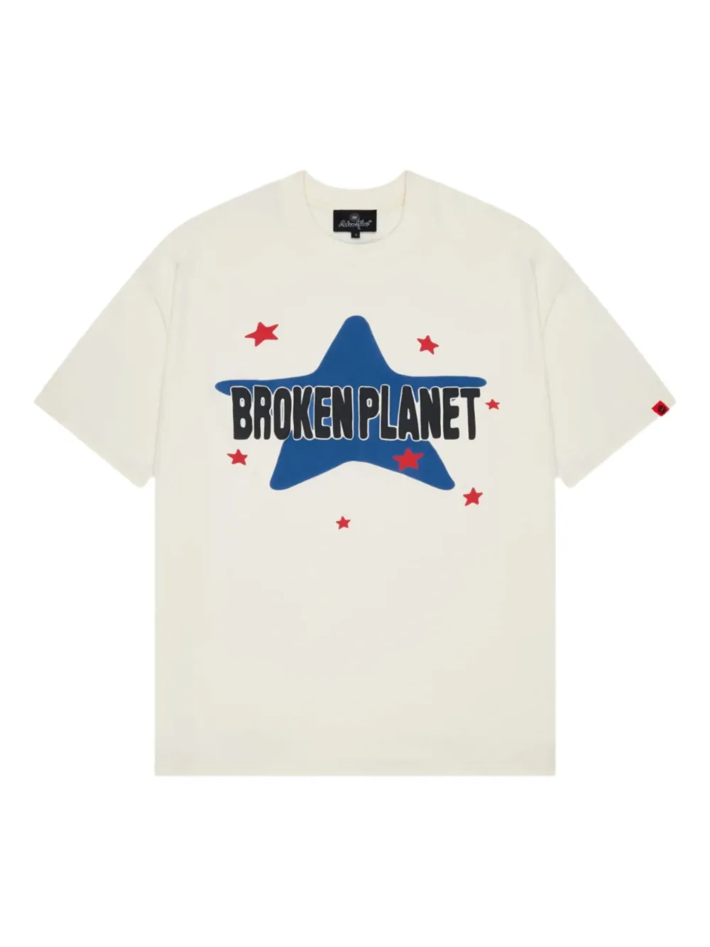 Broken Planet Star T-shirt In White