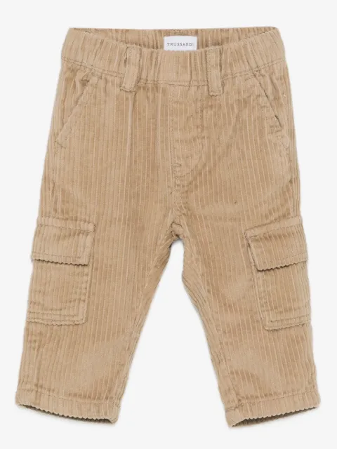 TRUSSARDI JUNIOR pantalon cargo à taille élastiquée