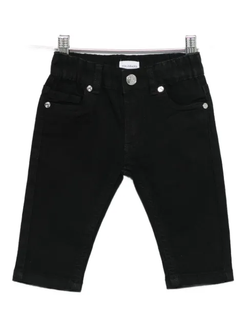 TRUSSARDI JUNIOR logo-patch jeans