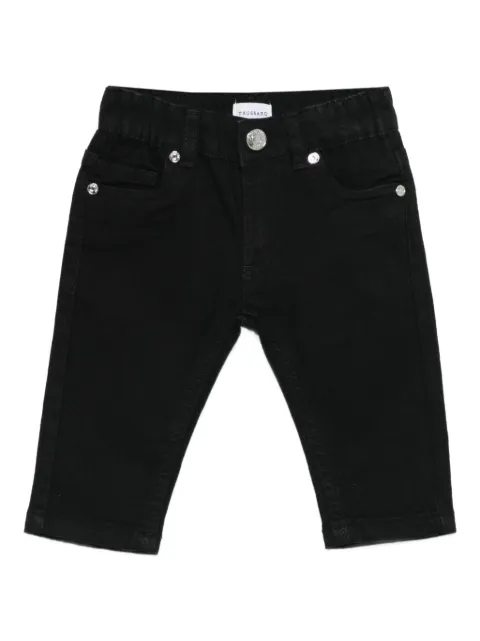 TRUSSARDI JUNIOR jeans con parche del logo
