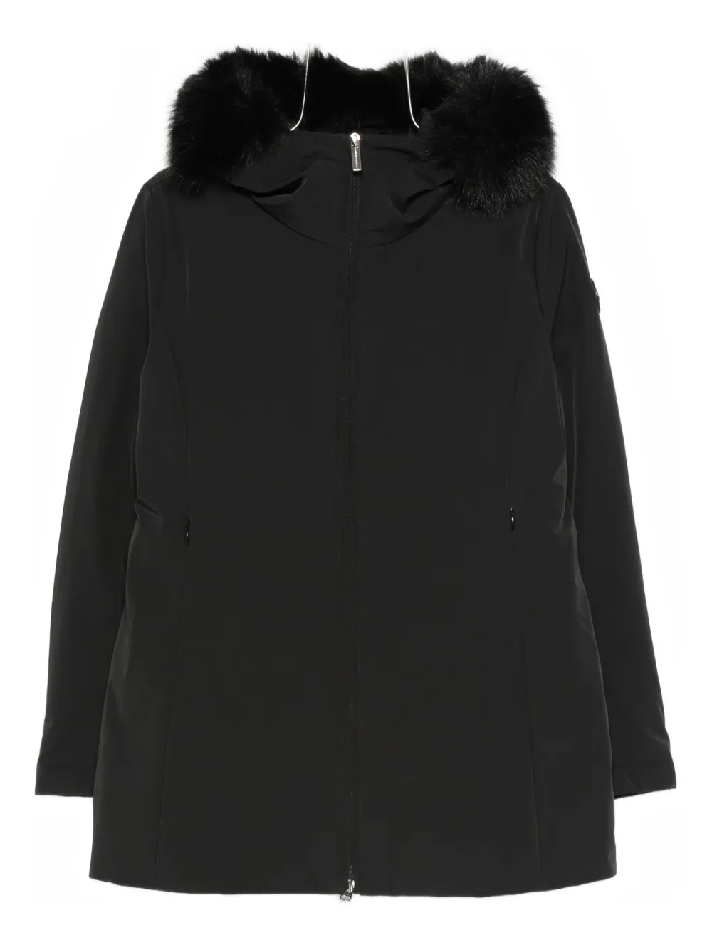 Colmar Logo-patch Padded Jacket In Black