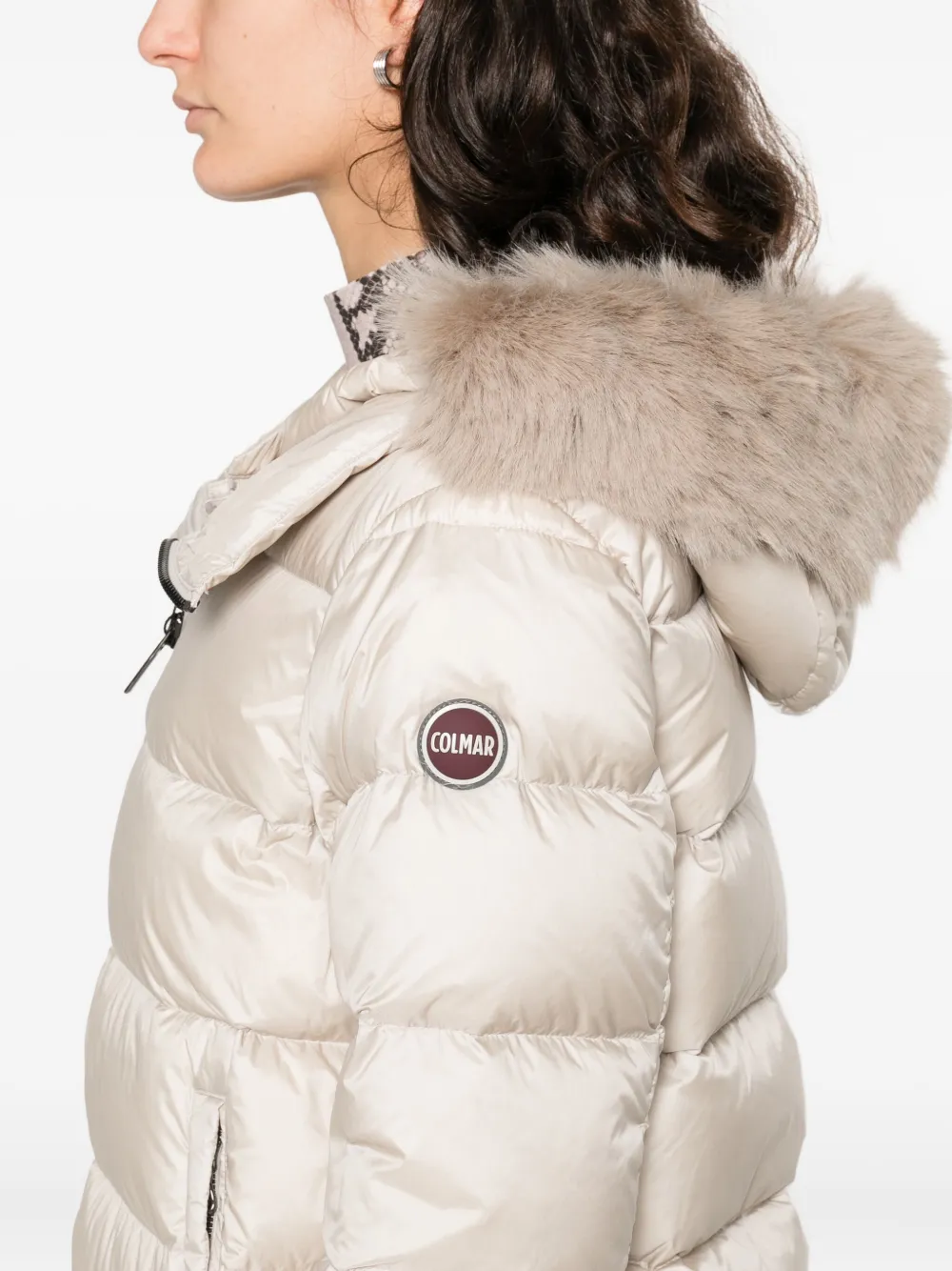 Colmar Bontjack met capuchon Beige