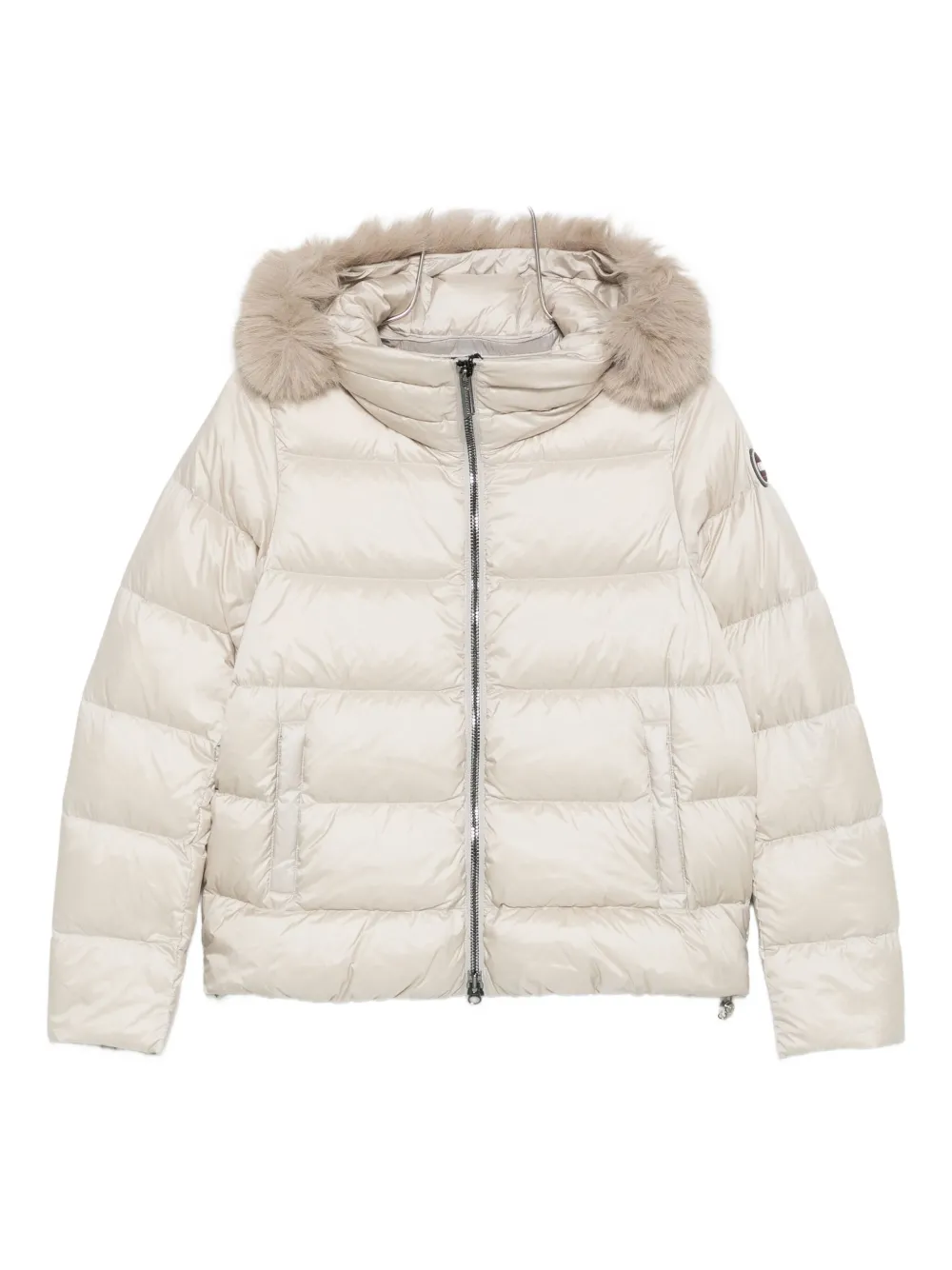 Colmar fur hooded jacket - Toni neutri