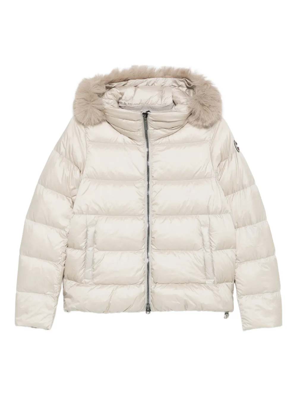 Colmar Fur Hooded Jacket In Neutral
