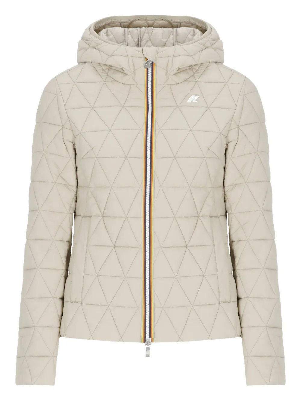 K-Way Lil Diamond quilted-design jacket | Neutrals | Image 1