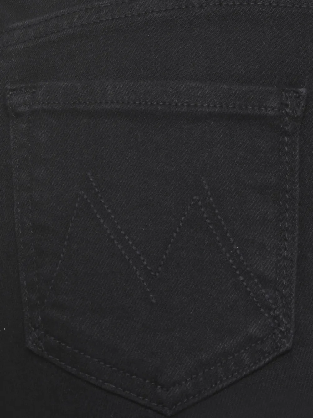 Mother High-rise Wide-leg Flared Jeans In Black