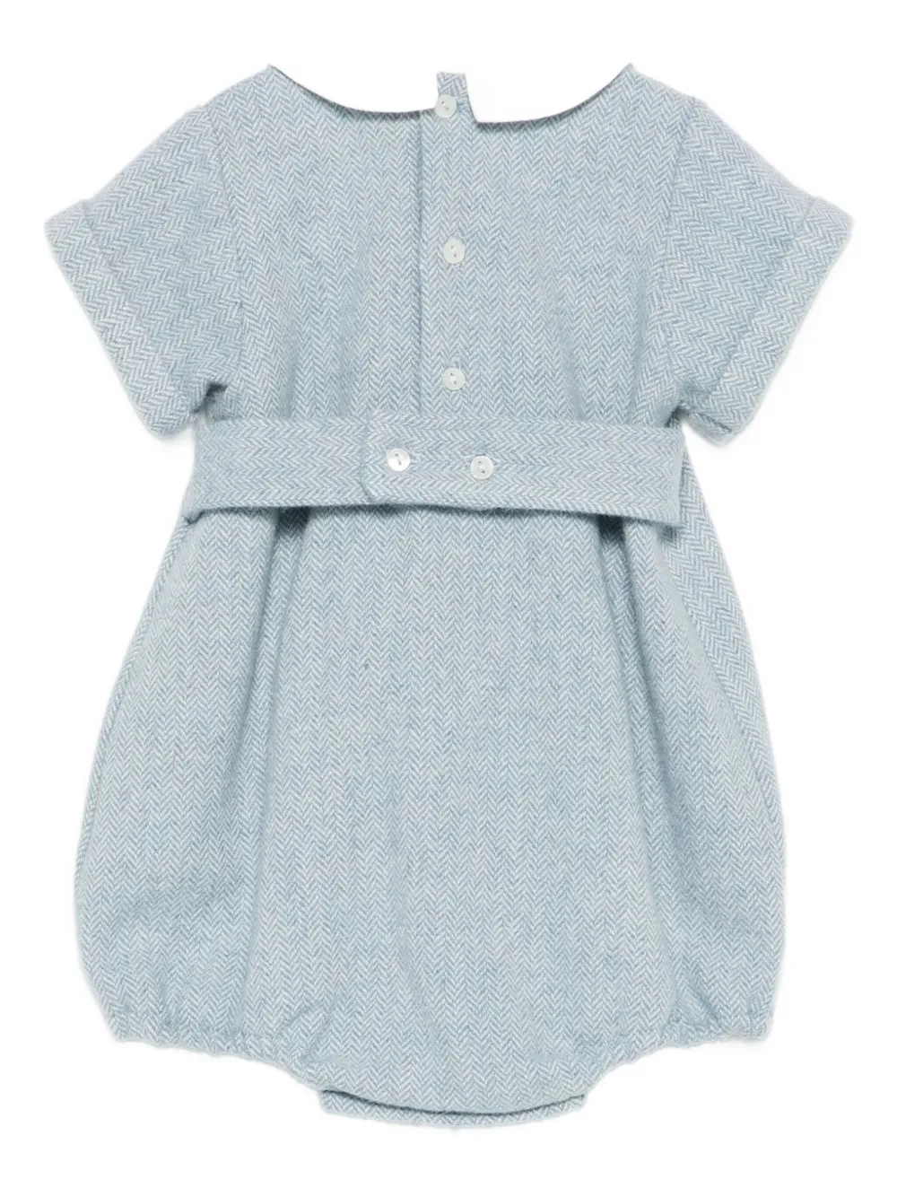 Mariella Ferrari button peter-pan-collar body - Blauw