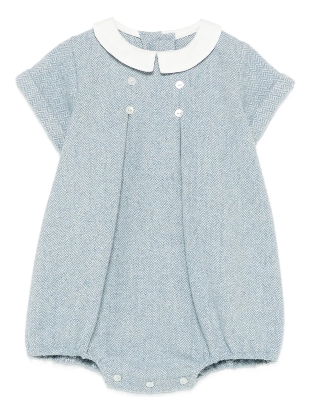 Mariella Ferrari button peter-pan-collar body - Blu