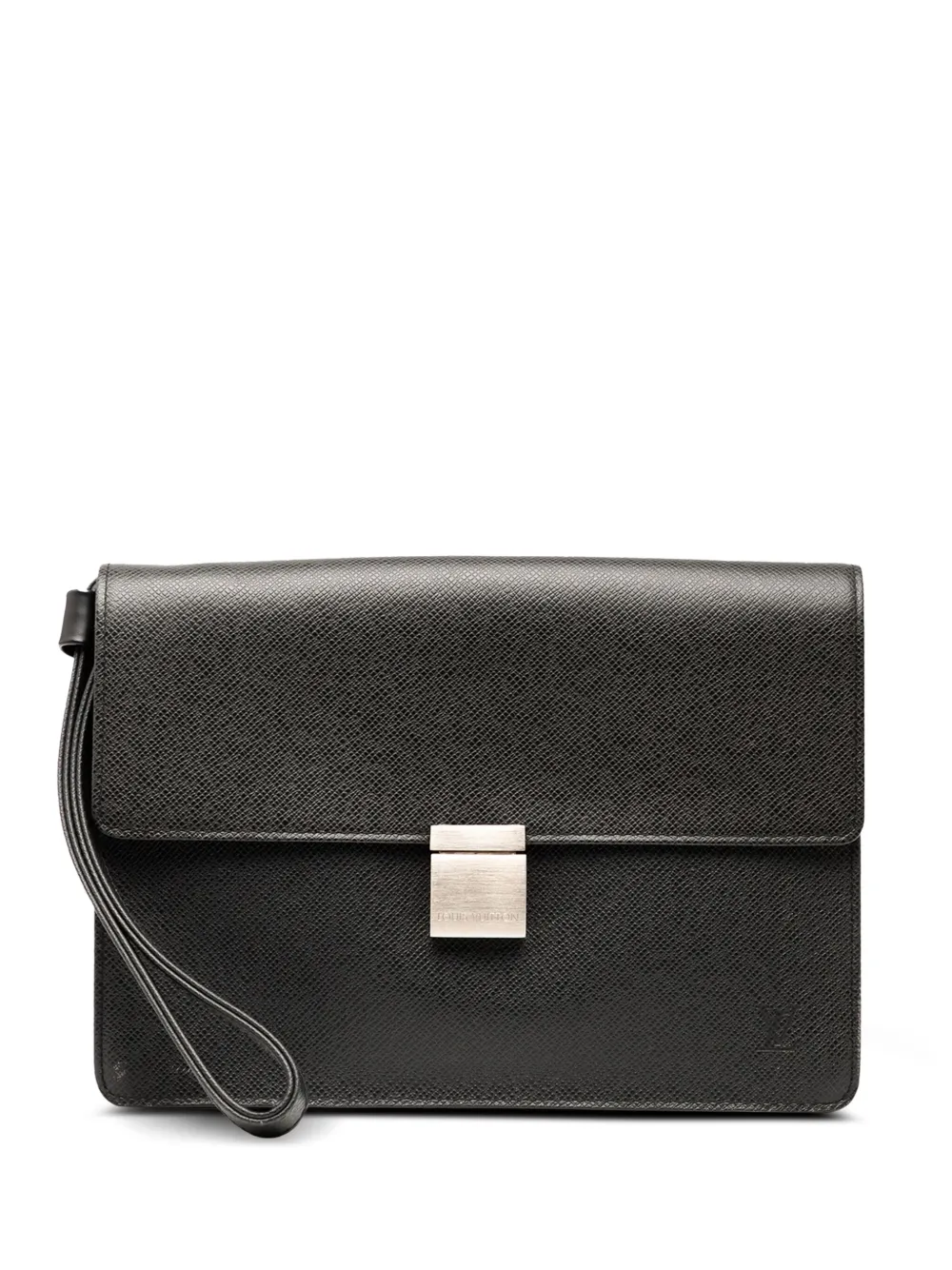 Louis Vuitton Pre-Owned 2004 Taiga Selenga clutch bag | Black | Image 1