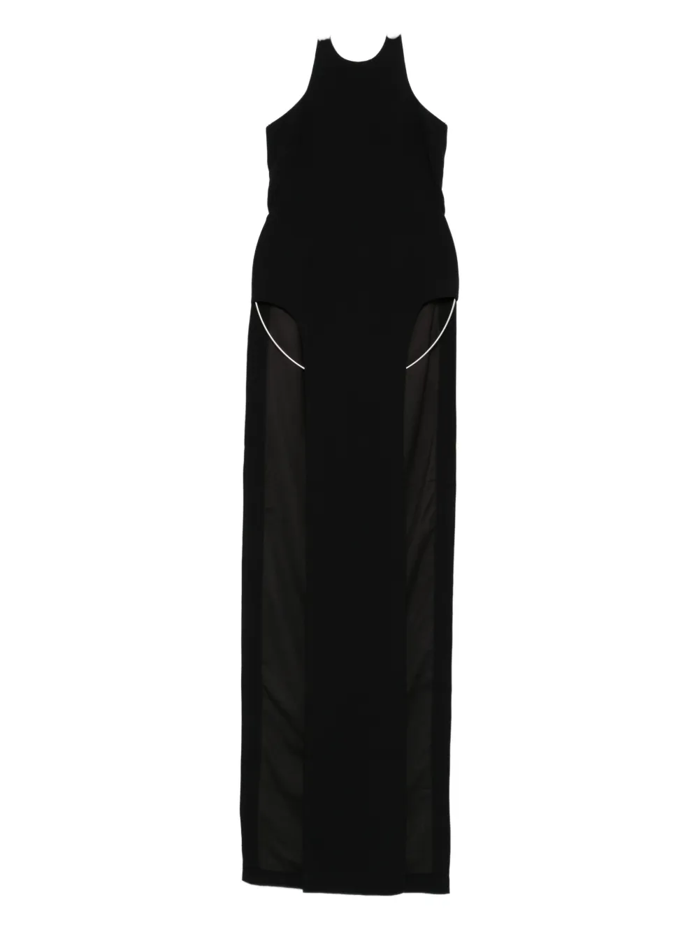 Mônot halterneck maxi dress - Nero