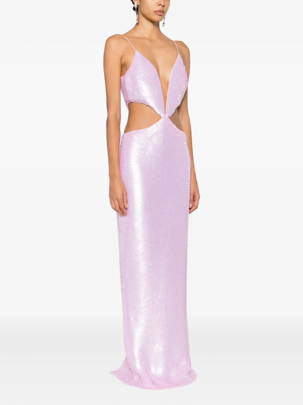  Mônot Beaded Maxi Dress - Pink 