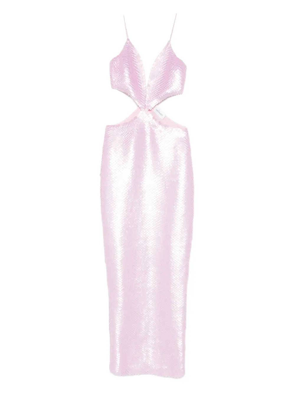 Mônot robe longue à perles | rose | Image 1