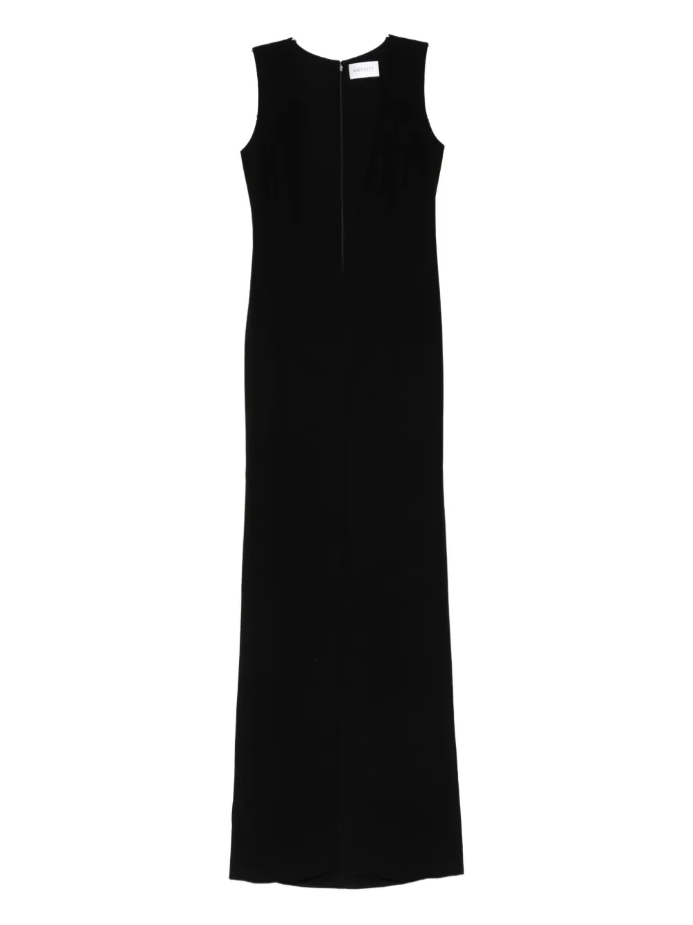 Monot V-neck Maxi Dress In Black