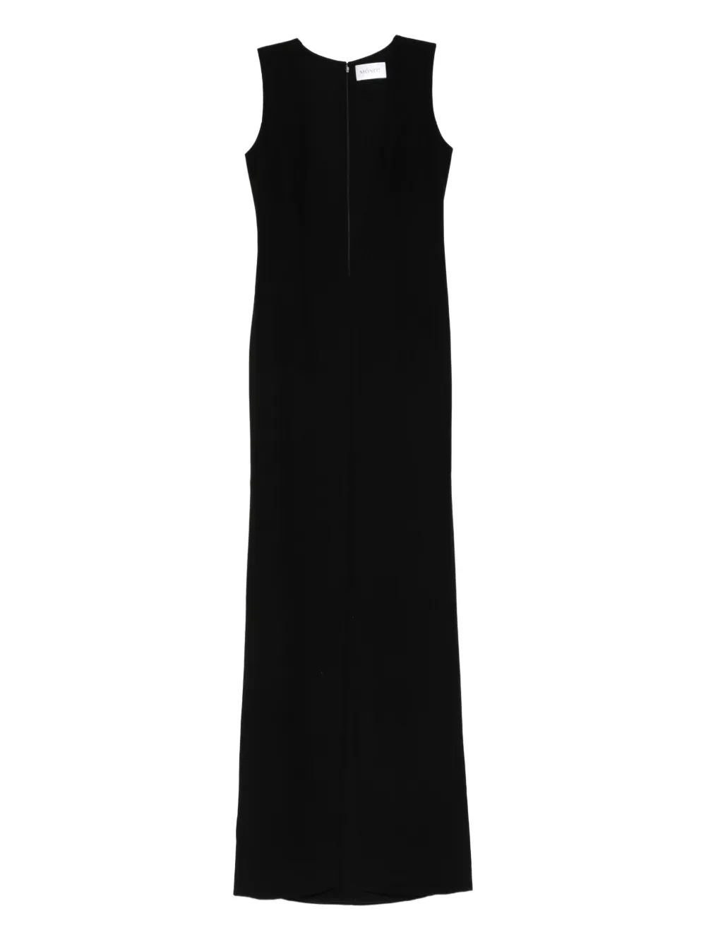 Mônot vestido largo con cuello en V | negro | Image 1