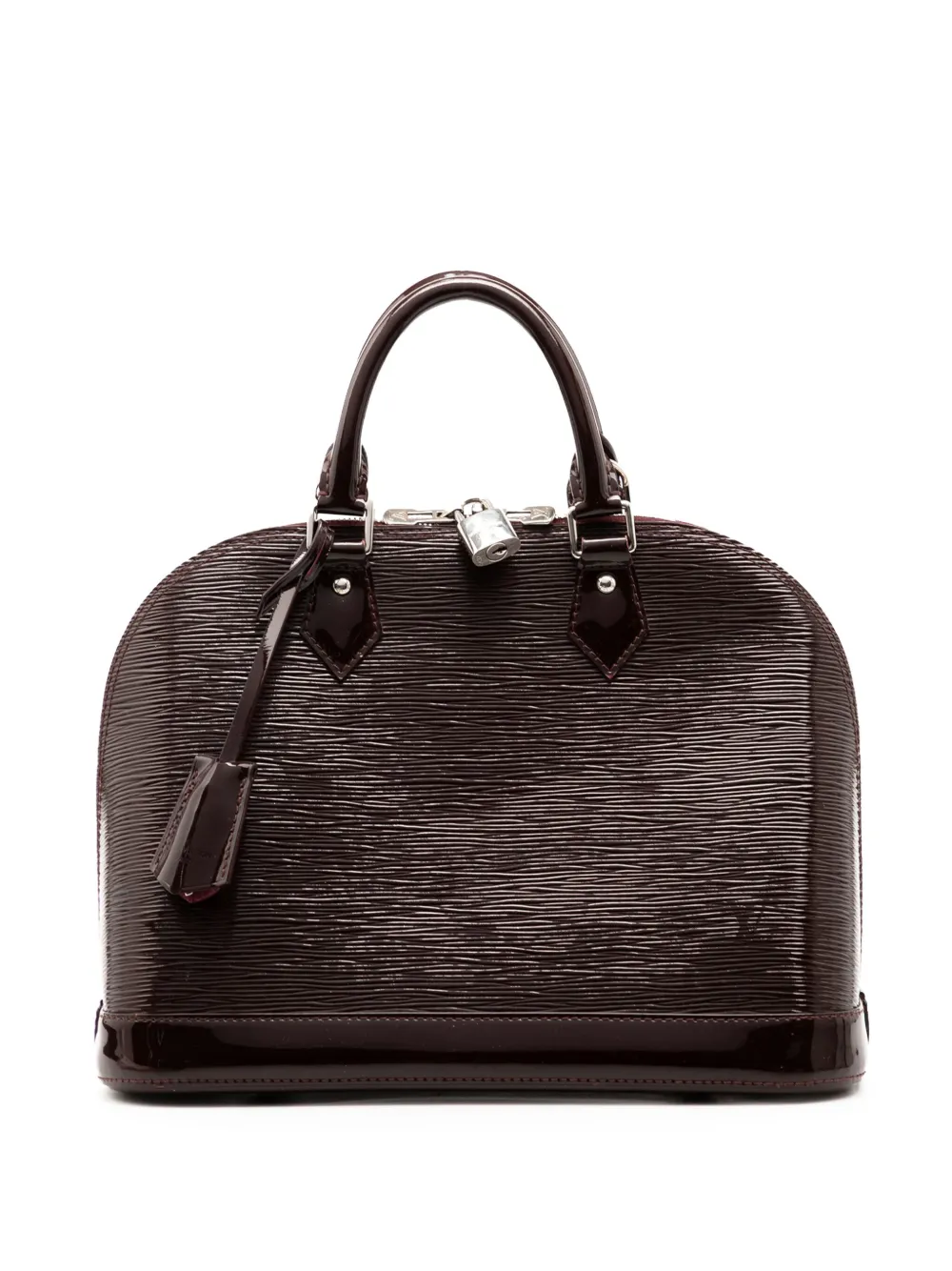 Pre-owned Louis Vuitton 2012 Electric Epi Alma Pm Satchel