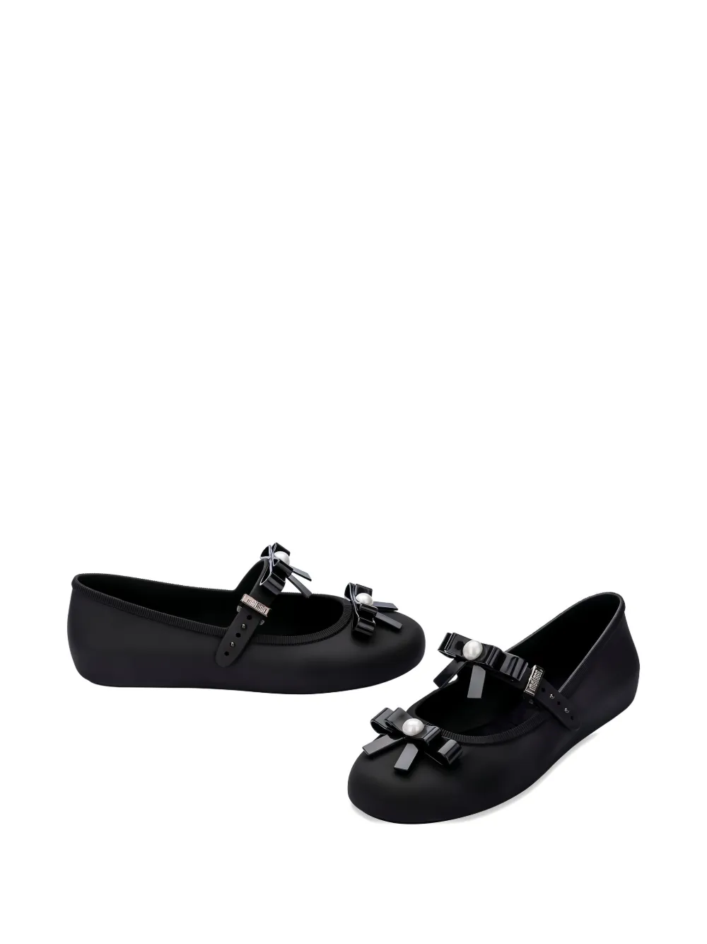 Melissa Ballerina's met strik Zwart