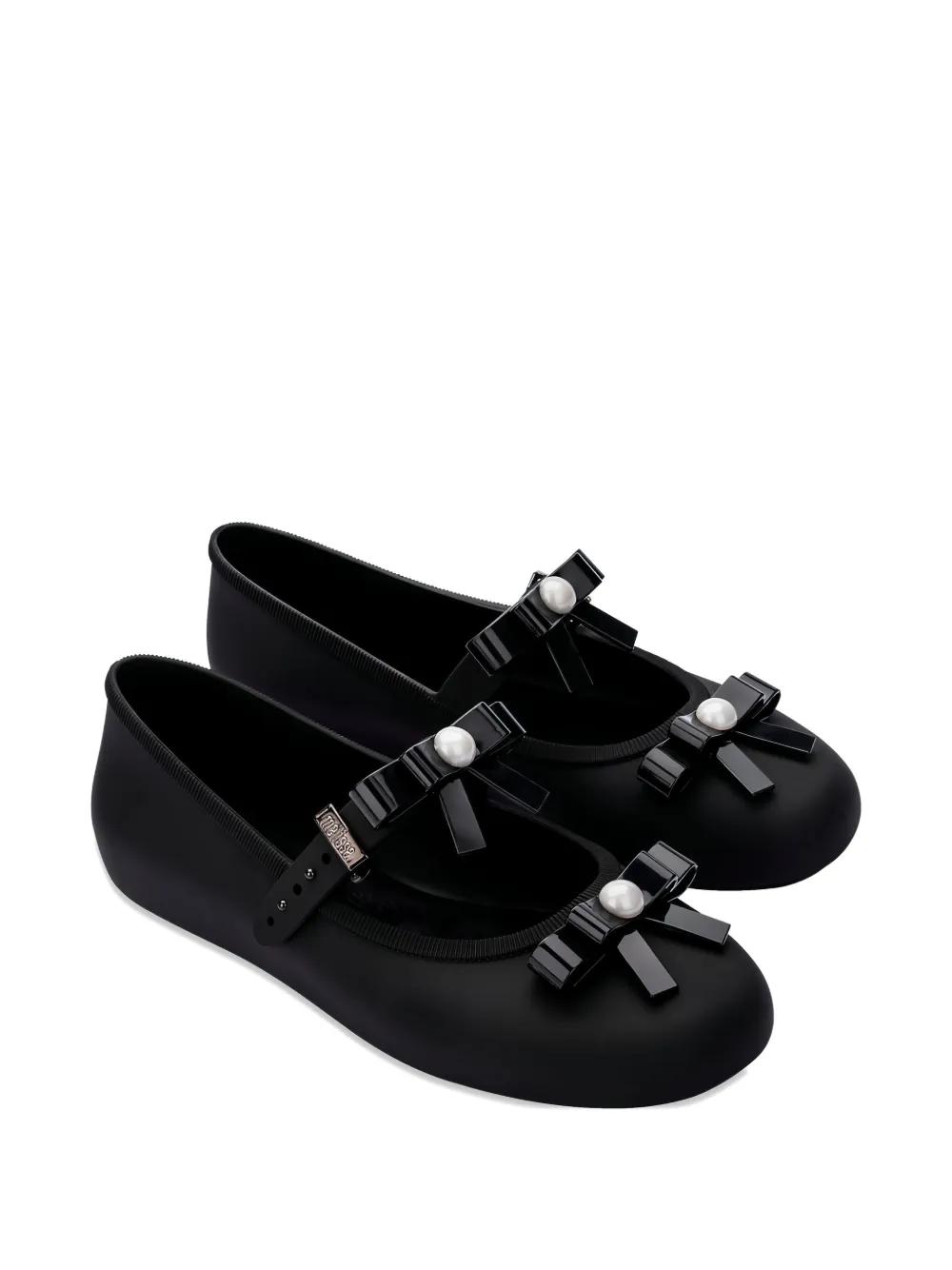 Melissa Ballerina's met strik - Zwart