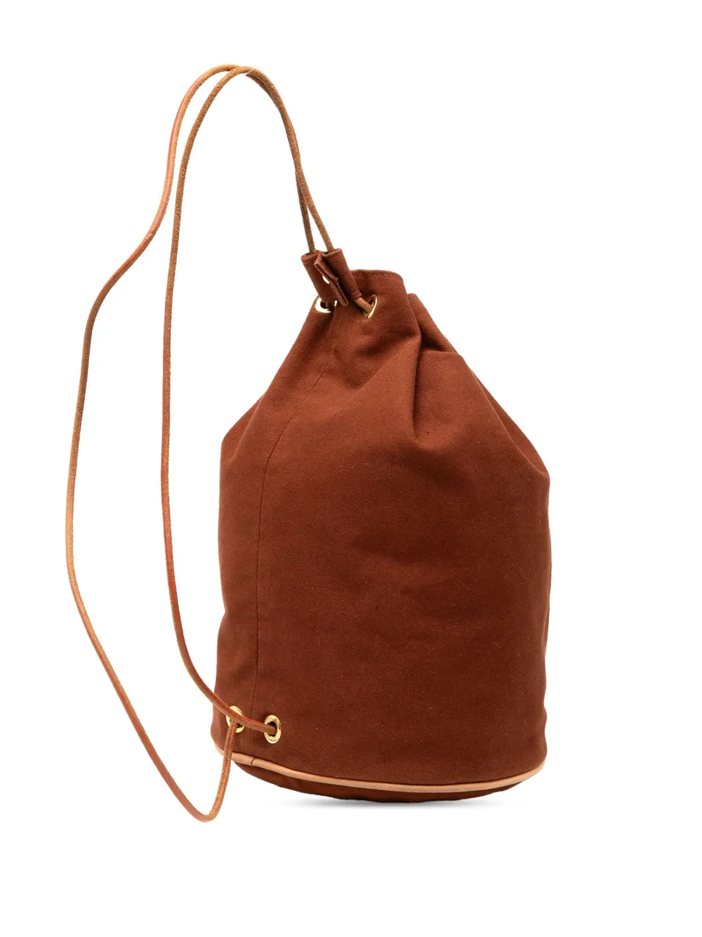 Pre-owned Hermes 2010-2025 Toile Polochon Mimile Backpack