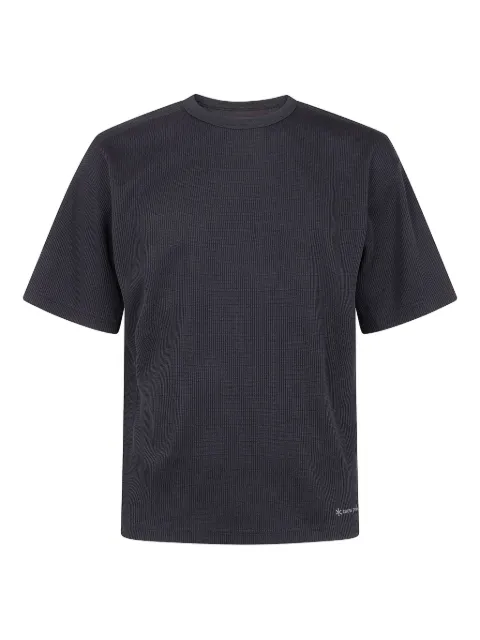 Snow Peak embroidered ribbed T-shirt