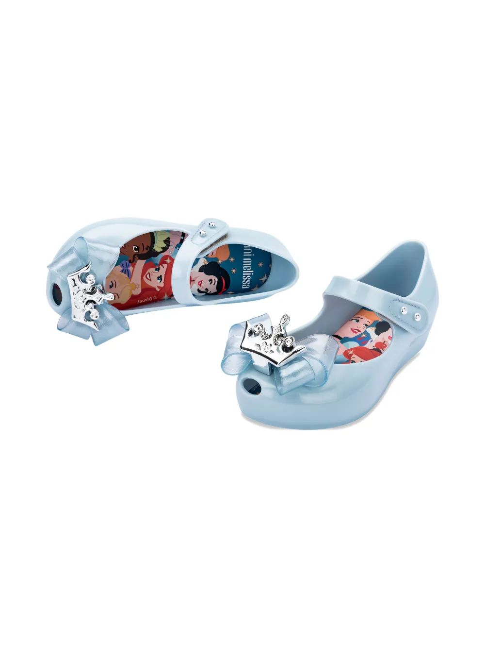 Mini Melissa x Disney Ultragirl Princess ballerinas Blauw