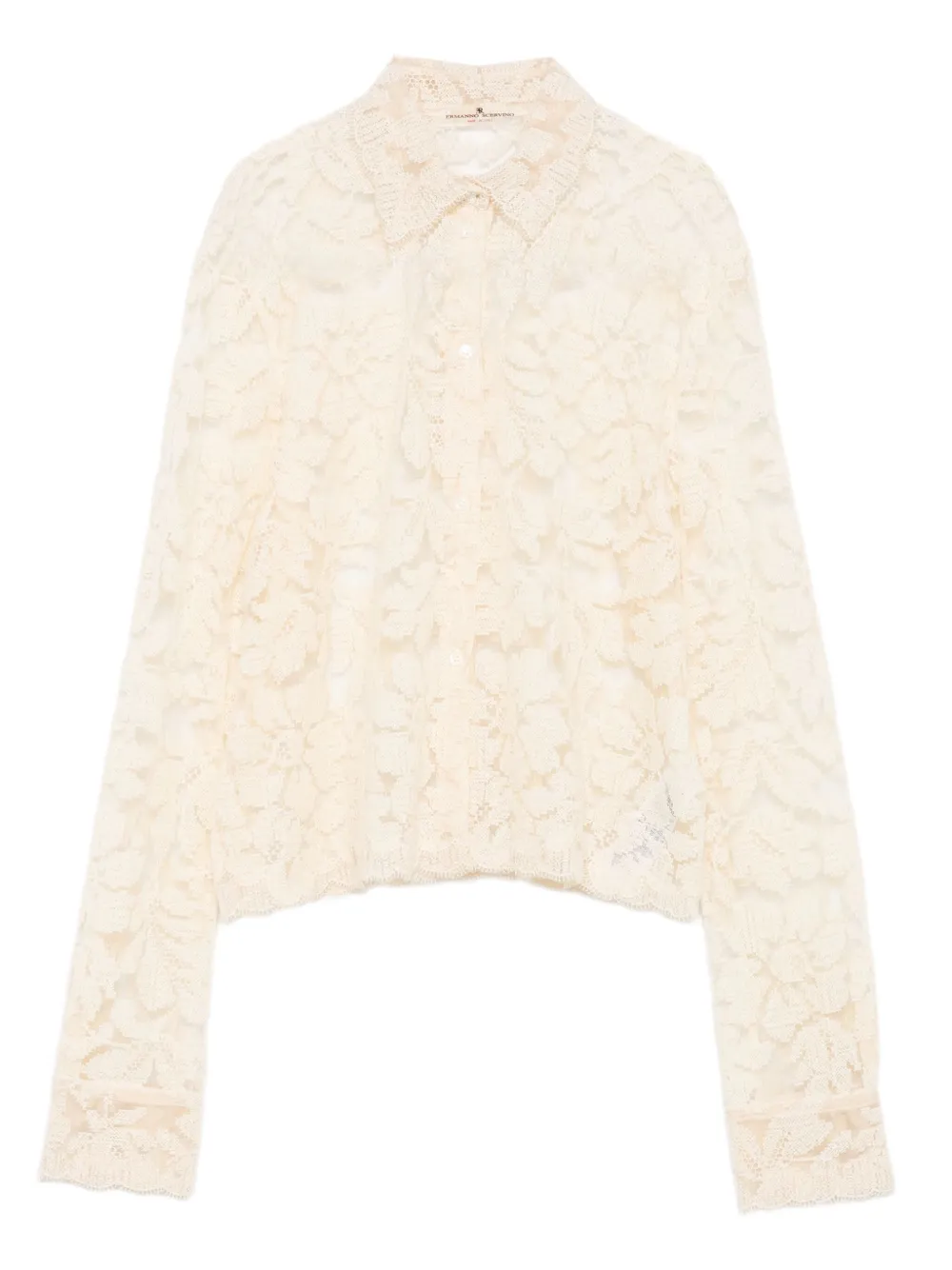 Ermanno Scervino set de camisa y top de encaje | neutro | Image 1