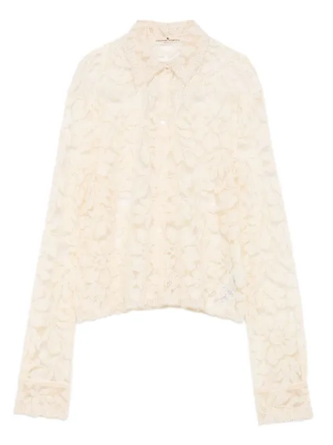 Ermanno Scervino lace top and shirt set