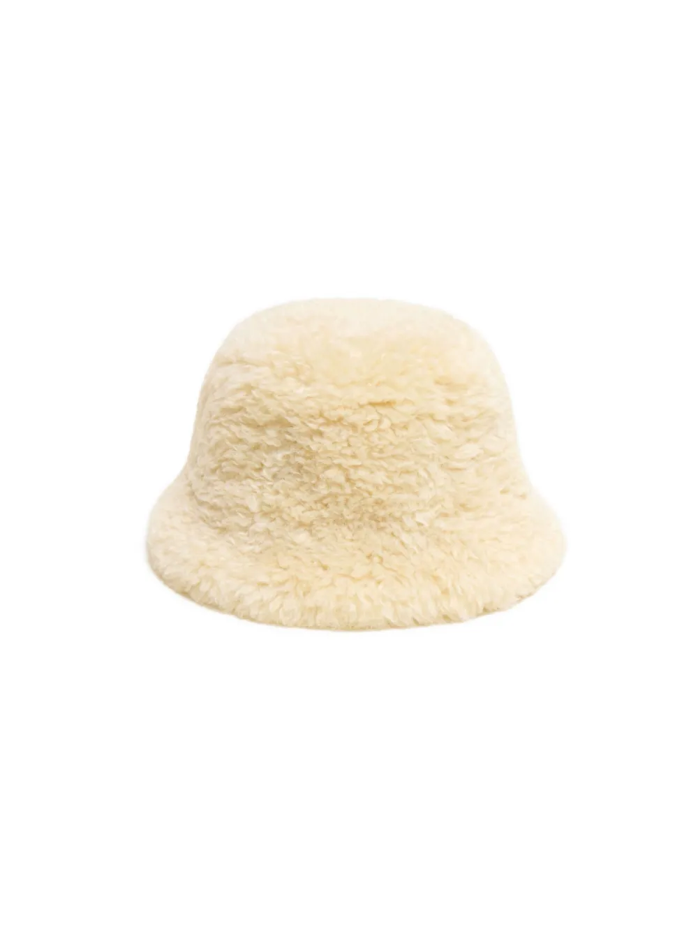 Apparis Amara Bouclette Bucket Hat In Neutral