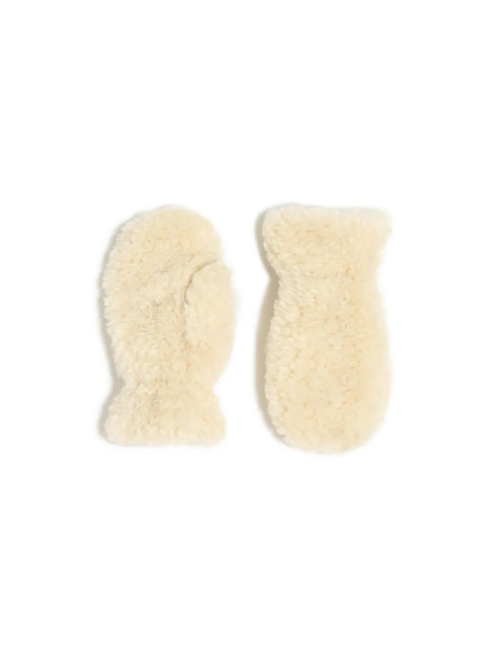 Apparis Coco bouclé handschoenen - Beige