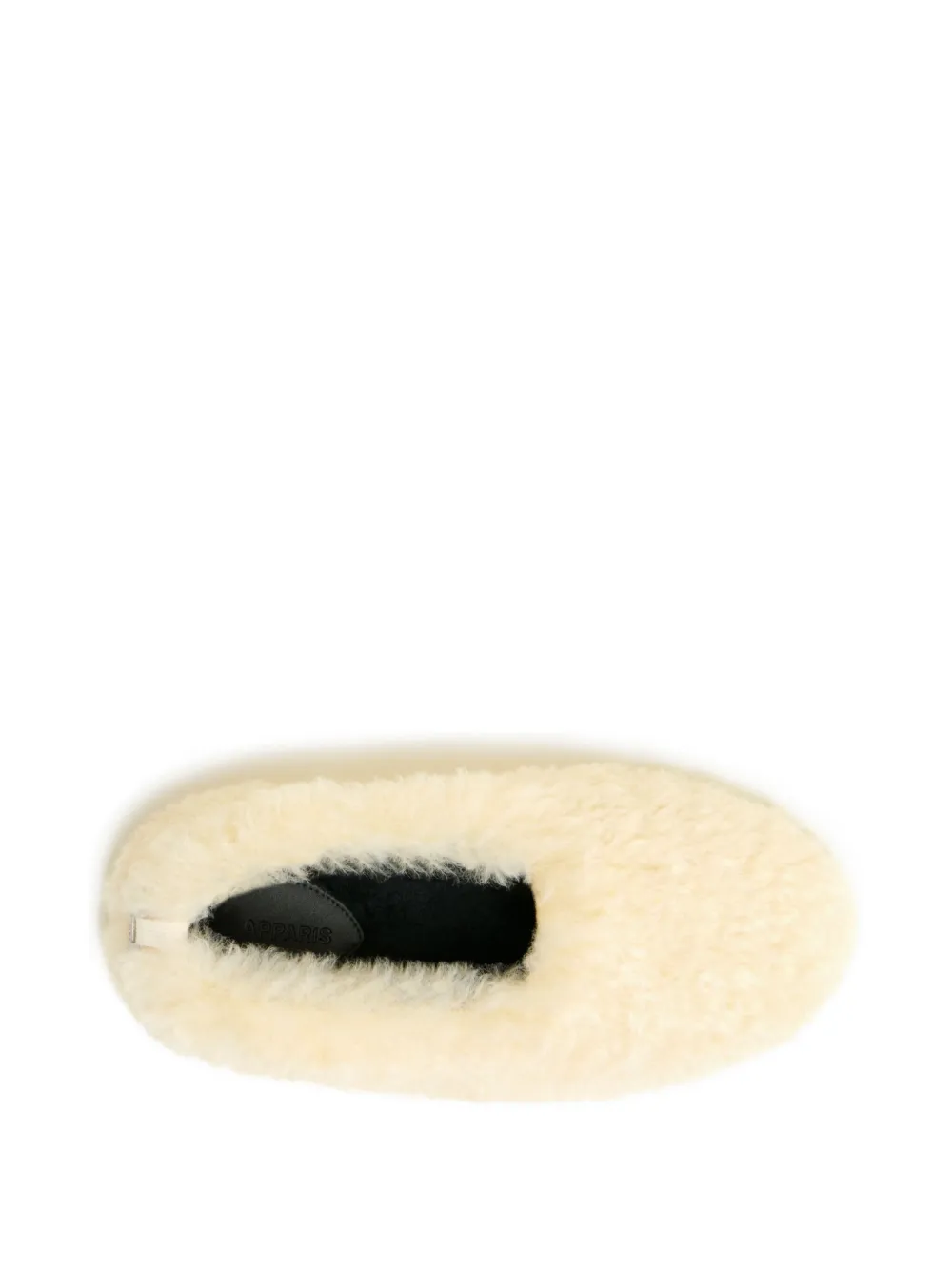 Apparis Magda Bouclette Ballet Flats In Neutral