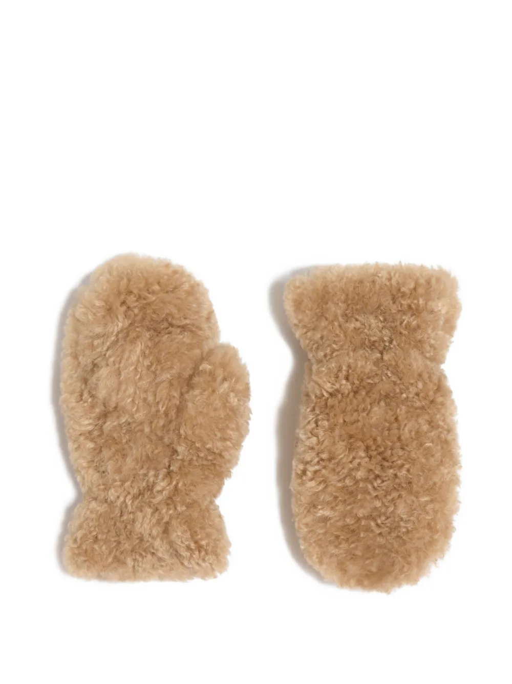Apparis Coco bouclette gloves | Neutrals | Image 1
