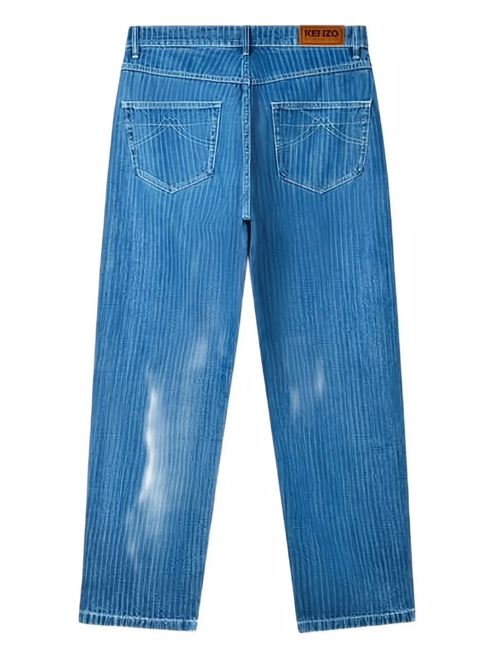 Kenzo Botan gestreepte jeans Blauw
