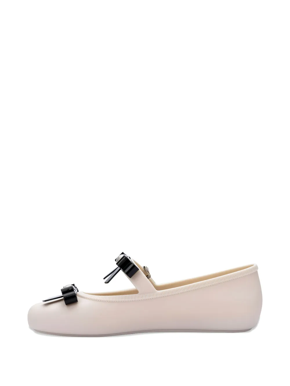 Melissa Bow-embellished Ballerinas In Neutral