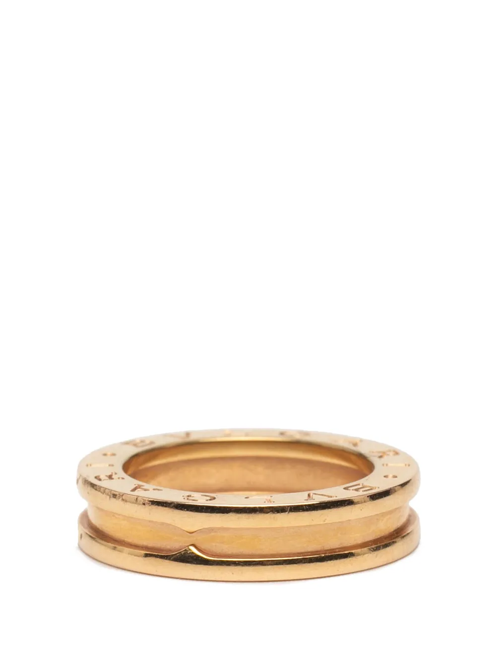 Pre-owned Bvlgari 2000-2020 18k Yellow Gold B.zero 1 Ring